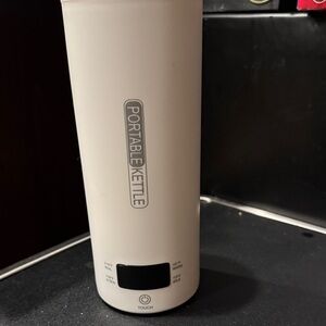 Portable White Electric Kettle